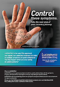 LUCEMYRA Educational Brochure – Opioid Use Disorder Patients
